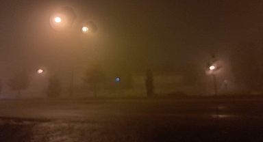 Şanlıurfa'da gece saatlerinde sis etkili oldu