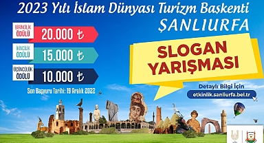 Şanlıurfa’da logo ve slogan yarışması başlıyor