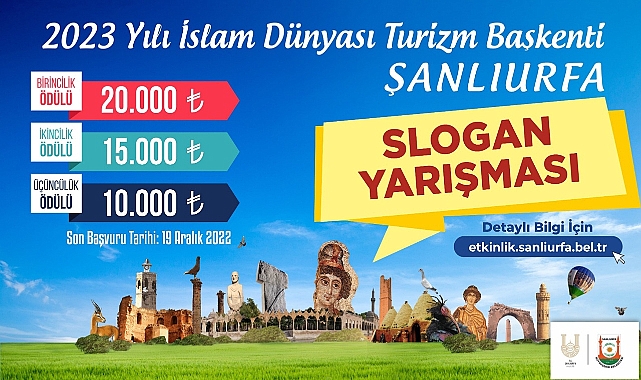 Şanlıurfa’da logo ve slogan yarışması başlıyor