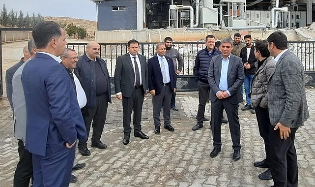 ŞUTSO heyeti patlama yaşanan fabrikada incelemede bulundu