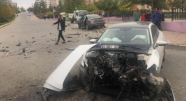 Urfa’da 16 yaşındaki çocuk kullandığı araçla kaza yaptı