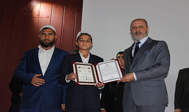 Urfa’da 21 öğrenciye hafızlık belgesi verildi