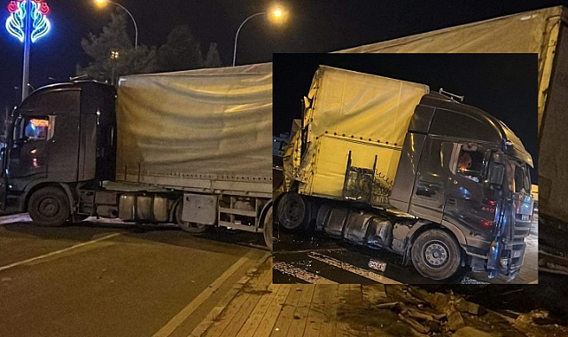 Urfa'da kontrolden çıkan tır faciaya neden oluyordu!