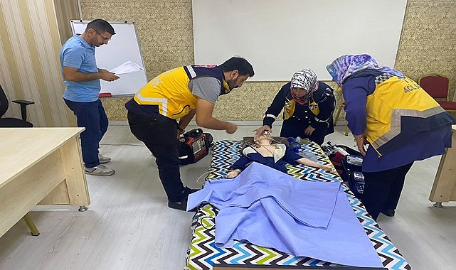 Urfa'da sağlık personellerine ÇİLYAD eğitimi verildi