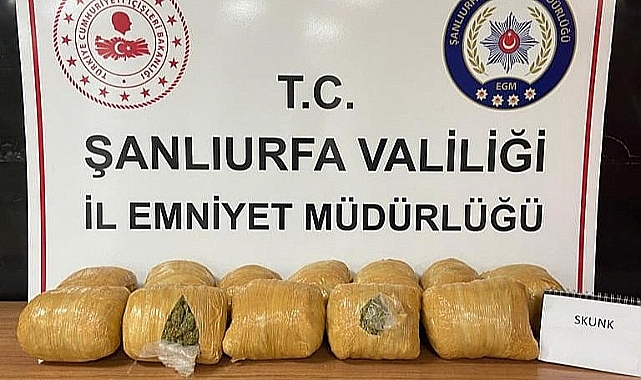 Urfa'da uyuşturucu madde ile mücadelede bir aylık bilanço açıklandı