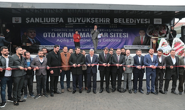 Urfa'daki Rent a Car şirketleri yeni yerlerine taşınacak