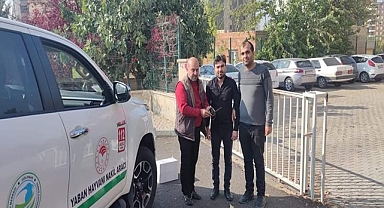 Yaralı halde bulunan karga tedavi altına alındı