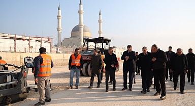 Başkan Beyazgül ve Vali Ayhan'dan Sadun Paşa Bulvarında inceleme