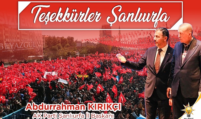 Başkan Kırıkçı'dan miting teşekkürü