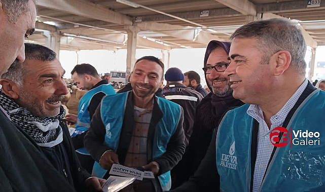 Deva Partisi, Canlı Hayvan Pazarı esnafını dinledi