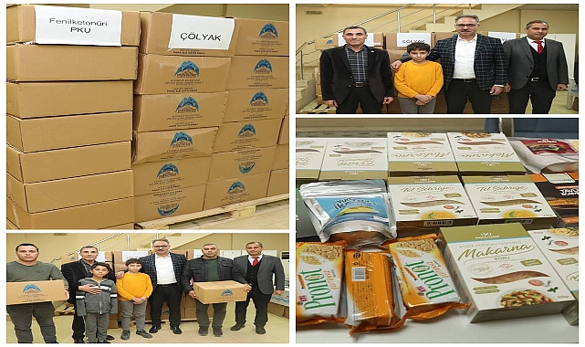 Eyyübiye Belediyesi’nden çölyak ve fenilketonüri hastalarına hayati destek