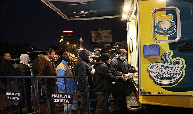 Haliliye Belediyesi’nin gönülleri ısıtan çorba ikramı başladı