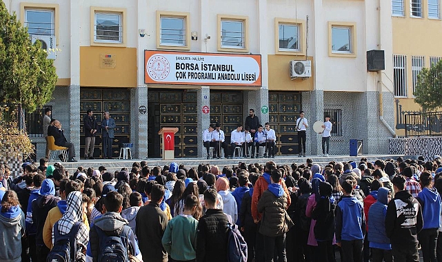 Haliliye Borsa İstanbul Çok Programlı Anadolu Lisesi'nde etkinlik