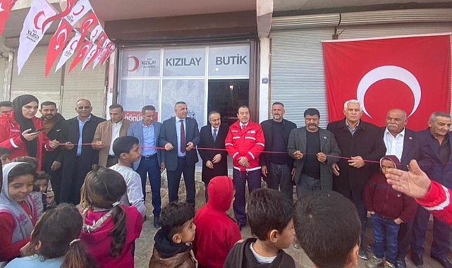 Kızılay’dan Akçakale ilçesine ücretsiz giyim mağazası