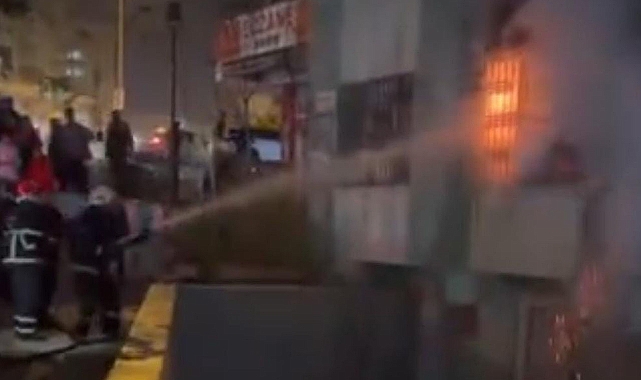 Şanlıurfa'da 6 katlı binada yangın!