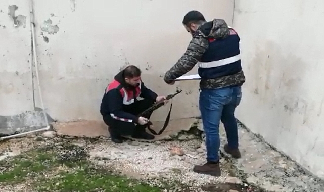 Şanlıurfa'da cinayette kullanılan silahlar ele geçirildi