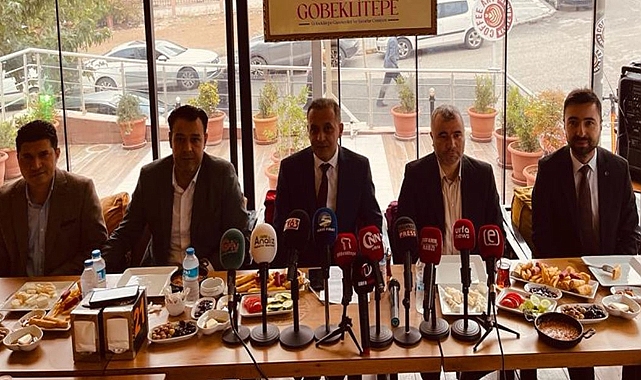 Şanlıurfa'da görev yapan basın mensupları ile bir araya geldi
