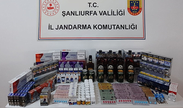 Şanlıurfa’da kaçakçılık operasyonu! 4 gözaltı