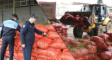 Şanlıurfa’da tonlarca soğan imha edildi