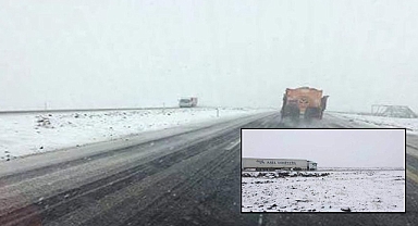 Şanlıurfa’ya kar yağdı