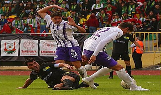 Şanlıurfaspor kendi sahasında mağlup ayrıldı