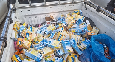 Urfa'da bozuk bebek maması satmaya kalktılar 