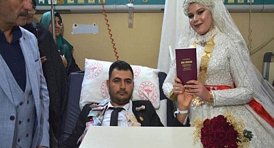Urfa'da ilginç nikah, damat kaza yapınca nikah hastanede kıyıldı