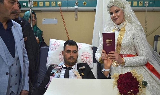 Urfa'da ilginç nikah, damat kaza yapınca nikah hastanede kıyıldı