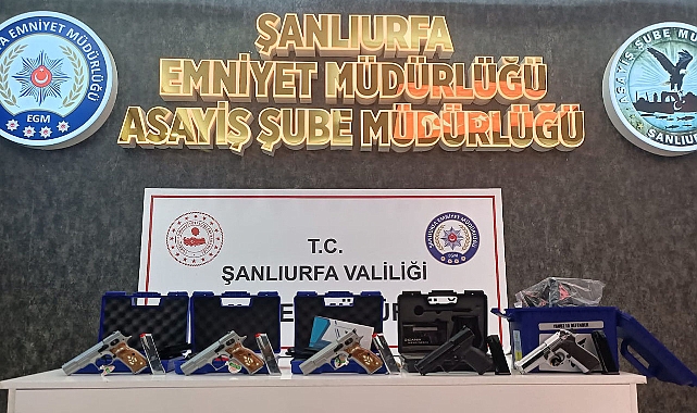 Urfa’da kendi evini soyan hırsız, silah kaçakçısı çıktı!