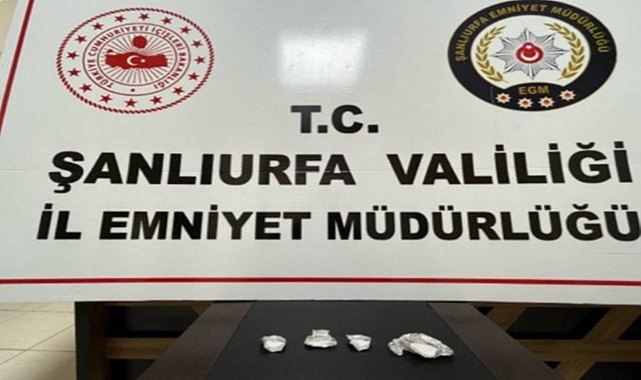 Urfa’da uyuşturucu madde ele geçirildi! 1 gözaltı 