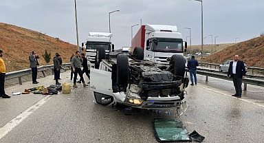 Urfa-Gaziantep yolunda kaza! 1 yaralı