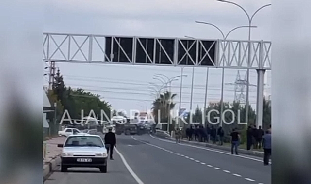 Urfa Mardin yolundaki polis kontrol noktasında hareketli dakikalar