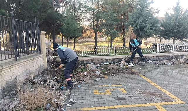 Viranşehir Belediyesinden genel temizlik çalışması