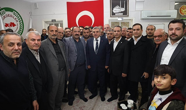 Başkan Beyazgül, Mirdesilere konuk oldu