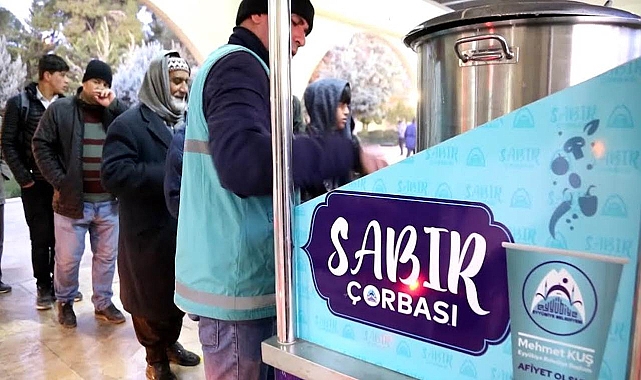 Eyyübiye’de sabır çorbası ikramı büyük ilgi görüyor