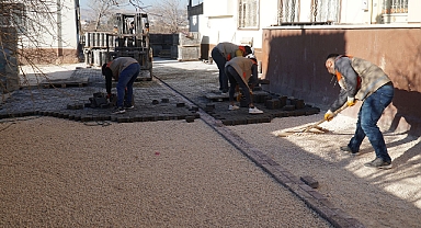 Haliliye’de hummalı yol çalışmaları devam ediyor 