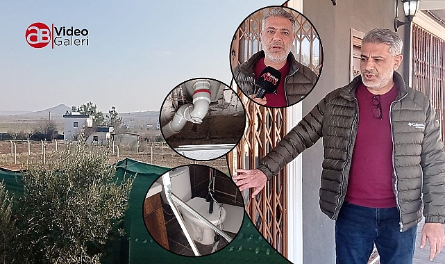 Karaköprü'de bağ evlerine hırsızlar dadandı!