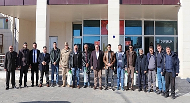 Kaymakam Çengel ve Başkan Ekinci gazetecilerle bir araya geldi