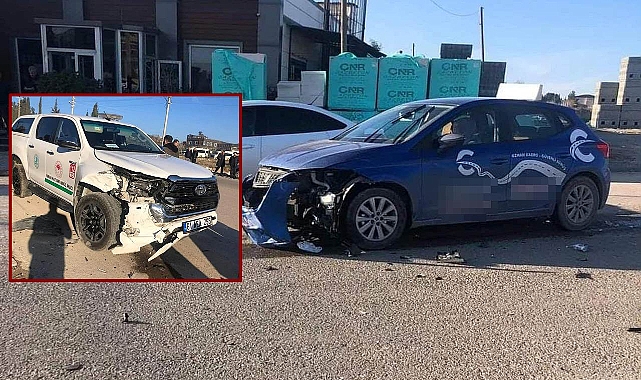 Şanlıurfa'da sürücü kursu eğitim aracı kaza yaptı