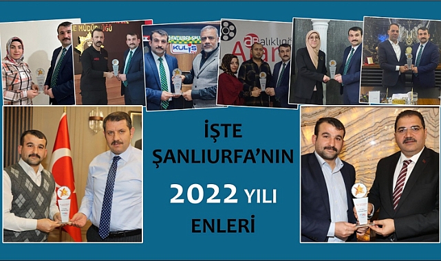 Şanlıurfa’da Yılın En’leri 2022 Ödülleri sahiplerini buldu