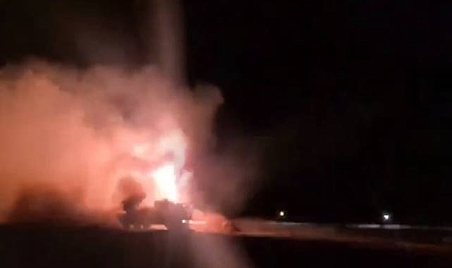 Sınır bölgesine roketli saldırı! 