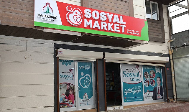 Sosyal market ile ihtiyaç sahiplerinin yüzü gülüyor