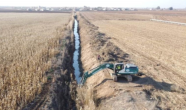 Tahliye kanallarında temizlik çalışmaları başladı