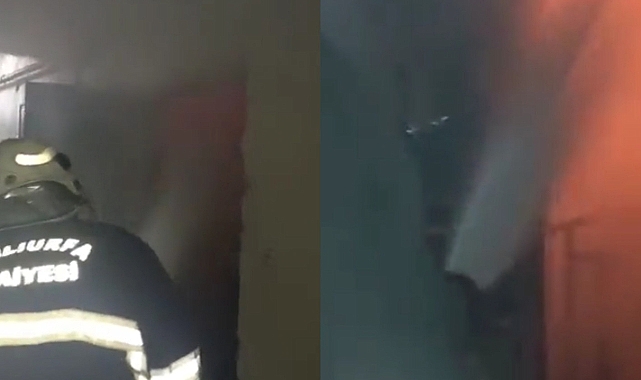 Urfa'da gece saatlerinde büyük yangın!