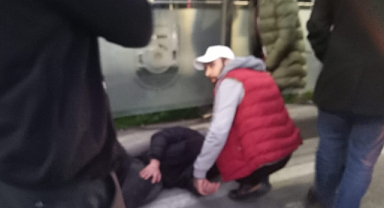 Urfa'da yolcu otobüsü yayaya çarptı 