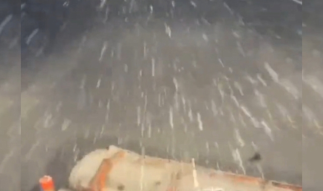 Urfa'nın yüksek kesimlerinde kar yağışı etkili oluyor