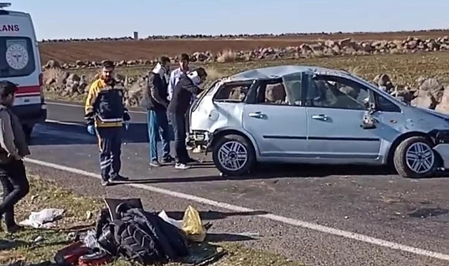 Urfa-Siverek yolunda kaza! Yaralılar var