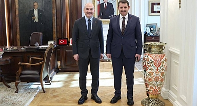 Vali Ayhan'dan Bakan Soylu ve Bilgin'e ziyaret