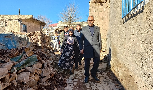 Başkan Bayık, deprem bölgelerini ziyaret etti