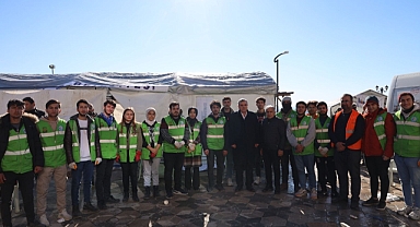 Başkan Beyazgül Adıyaman'ı yalnız bırakmadı